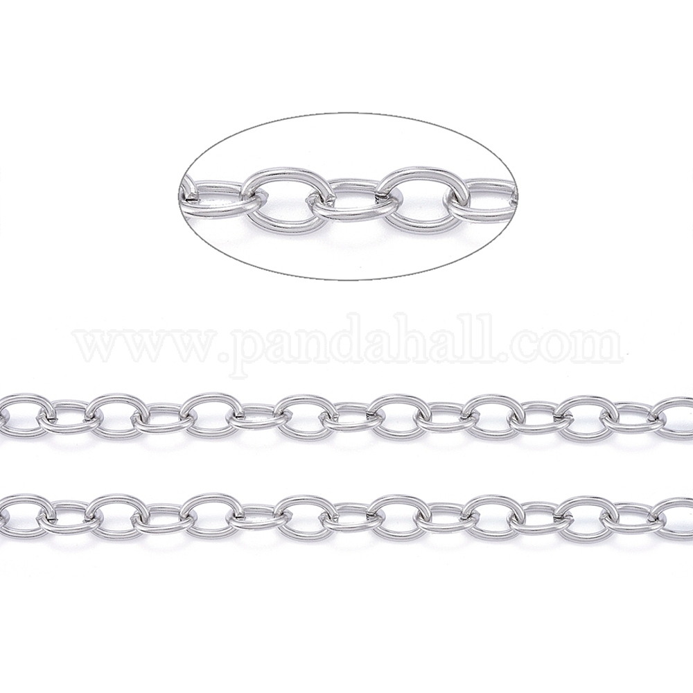 Ss Cable Chain Wholesale Tarnish Resistant 304 Stainless Steel Cable Chains ...