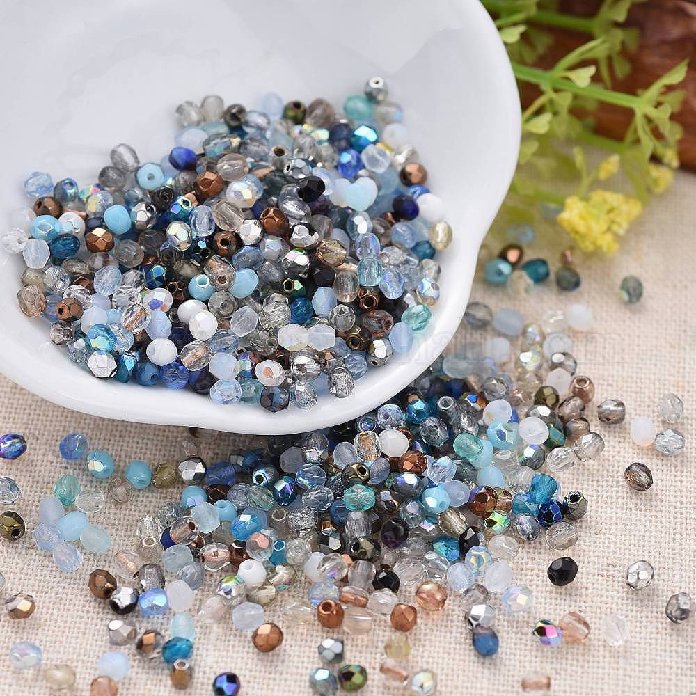 Wholesale Fire Polished Czech Glass Beads Pandahall