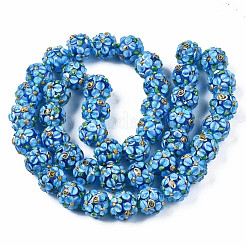 Handmade Lampwork Beads Strands&nbsp;LAMP-N021-015A-07