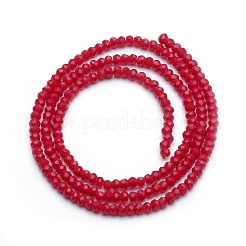 Opaque Glass Beads Strands&nbsp;X-GLAA-R200-B10