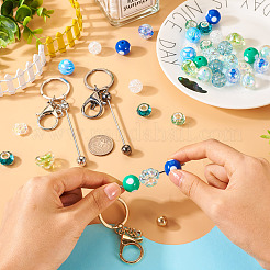 DIY Beadable Keychain Making Kit&nbsp;DIY-TA0006-01