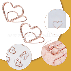 32Pcs Mini Iron Place Card Holders&nbsp;ODIS-SP0001-08RG