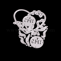 Heart Frame Carbon Steel Cutting Dies Stencils&nbsp;DIY-F028-21
