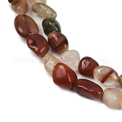 Natural Rutilated Quartz Beads Strands&nbsp;G-R445-6x8-38-01