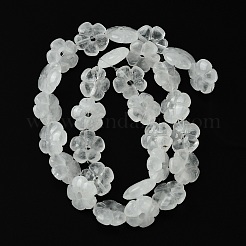 Natural Quartz Crystal Beads Strands&nbsp;G-H023-B17-01