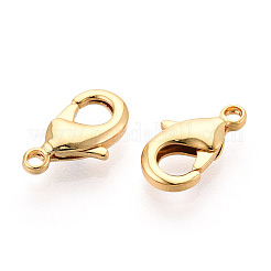 Brass Lobster Claw Clasps&nbsp;KK-YW0004-01B-G