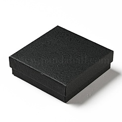 Texture Paper Jewelry Gift Boxes&nbsp;OBOX-G016-C03-B