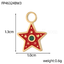 304 Stainless Steel Pendants&nbsp;STAS-OY012-66G