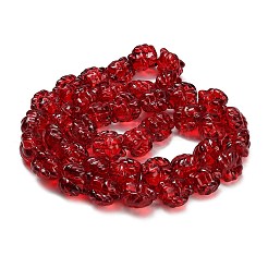 Baking Paint Transparent Glass Bead Strands&nbsp;EGLA-H110-02