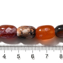 Natural Fire Crackle Agate(Dyed & Heated) Beads Strands&nbsp;G-H091-C01-01