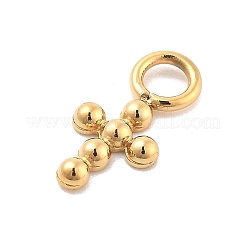 Ion Plating(IP) 304 Stainless Steel Charms&nbsp;STAS-P379-17G
