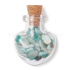 7Pcs Glass Wishing Bottle Decorations&nbsp;PALLOY-JF03099