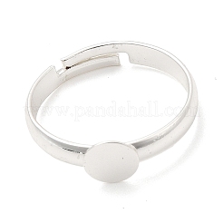 Adjustable Brass Pad Ring Bases&nbsp;KK-WH0001-002S-RS