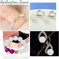 3 Strands 3 Styles Natural Selenite Beads Strands&nbsp;G-CA0001-59