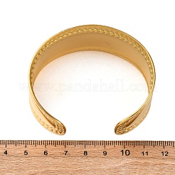 304 Stainless Steel Cuff Bangles for Women&nbsp;BJEW-G749-11G