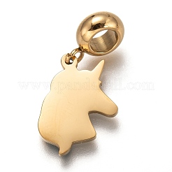 304 Stainless Steel European Dangle Charms&nbsp;STAS-I177-21B