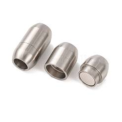 304ステンレススチール製マグネット留め具  コラム  ステンレス鋼色  19x10x10mm  穴：6mm&nbsp;SA-CBA15BC-11P