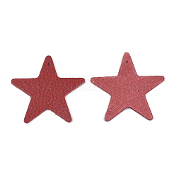 Eco-Friendly Cowhide Pendants&nbsp;FIND-T045-29E
