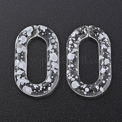 Transparent Acrylic Linking Rings&nbsp;OACR-N009-013B-04