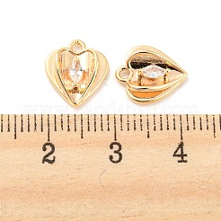 Clear Glass Charms&nbsp;KK-E090-25G