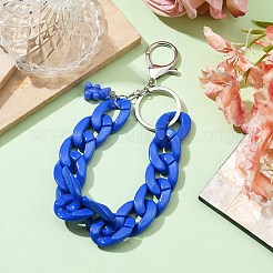 Acrylic Curb Chain Keychain&nbsp;KEYC-JKC00632-03