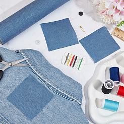 Denim Embroidery Fabric Kit&nbsp;DIY-WH0349-320B