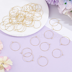 100Pcs 304 Surgical Stainless Steel Wine Glass Charms Rings&nbsp;STAS-BBC0009-66