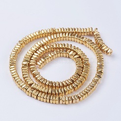 Electroplate Non-magnetic Synthetic Hematite Beads Strands&nbsp;G-F553-05D-G