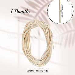 10M 4Pcs Round Natural Rattan Wicker Strips&nbsp;AJEW-WH0696-024A