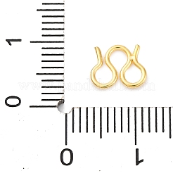 304ステンレススチールSフック留め具  メートルの留め金  18KGP本金メッキ  6.5x8x1mm&nbsp;STAS-Z048-06G-02