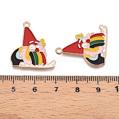 Christmas Theme Alloy Enamel Pendants&nbsp;ENAM-T020-33D
