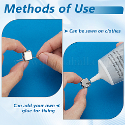 75Pcs Sew on Rhinestone&nbsp;RGLA-FG0001-30