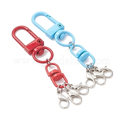 Spray Painted Alloy Pendant Decorations&nbsp;HJEW-JM04796