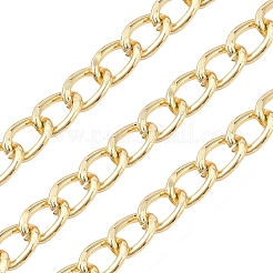 Aluminium Twisted Curb Chains&nbsp;CHA-YW0001-01G