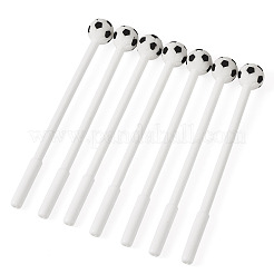8Pcs Ball Series Cartoon Stainless Steel Pens&nbsp;AJEW-TADJ0001-37A