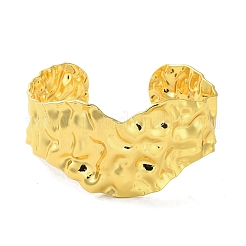 Brass Twist Cuff Bangles&nbsp;BJEW-D039-02G