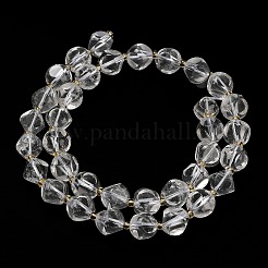 Natural Quartz Crystal Beads Strands&nbsp;G-K387-A16-03