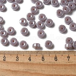 Opaque Colours Luster Glass Seed Beads&nbsp;SEED-E001-P3x6mm-A01