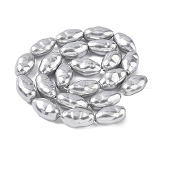 Electroplate Opaque Glass Imitation Pearl Strands&nbsp;EGLA-D302-01A