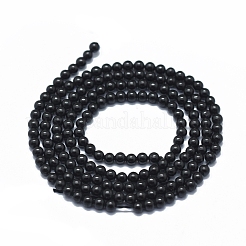 Natural Black Spinel Beads Strands&nbsp;G-D0013-83