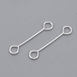 アイアンアイピン  ピアノ線9ピン  銀  15x0.40mm  穴：1.80mm&nbsp;X-IFIN-S126-01A-S