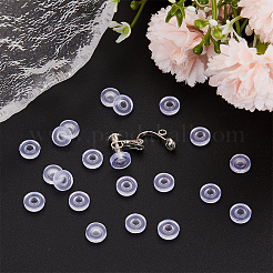 120Pcs Silicone Clip on Earring Pads&nbsp;FIND-SP0001-02