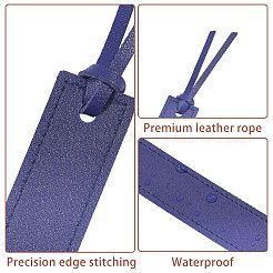 10Pcs 5 Colors PU Leather Bookmark&nbsp;AJEW-GL0003-22