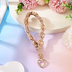 Cotton Braided Flower Pendant Decorations&nbsp;AJEW-TAC0030-032G-08