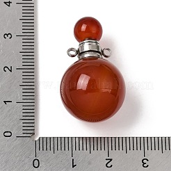 Natural & Synthetic Gemstone Perfume Bottle Pendants&nbsp;GG-CBA7610-02P