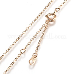 Brass Micro Pave Clear Cubic Zirconia Double Letter Pendant Necklaces&nbsp;NJEW-Z010-21