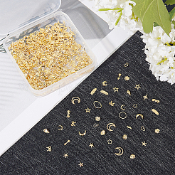 600Pcs 20 Styles Alloy & Brass Cabochons&nbsp;MRMJ-AR0001-06