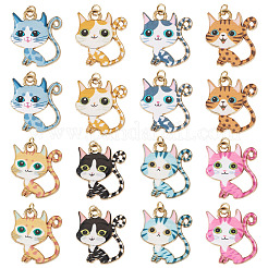 24Pcs Alloy Enamel Pendants&nbsp;ENAM-TA0003-83