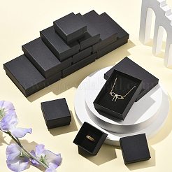 12Pcs 4 Styles Cardboard Paper Jewelry Set Boxes&nbsp;CBOX-FS0001-12