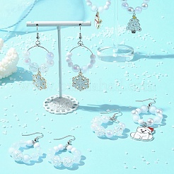 Acrylic Bead DIY Earring Making Kits&nbsp;DIY-FS0006-67D